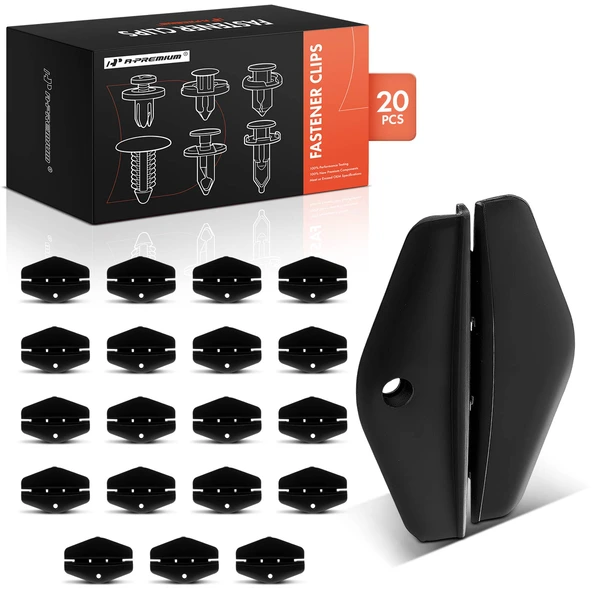 1982-1989 Buick Skyhawk 20 Pcs Nylon Black Door Window Guide A-Premium APRCF3759