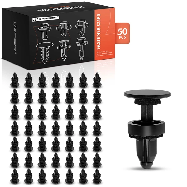 1996-2010 Acura RL 50 Pcs Nylon Black Grille Clip A-Premium APRCF3764