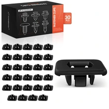 1986-1997 Nissan Pickup 30 Pcs Nylon Black Base RD Grille Retainer Clip A-Premium APRCF3772