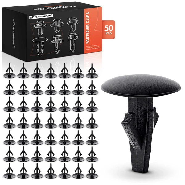 1997-1999 Acura CL 50 Pcs Nylon Black Cowl Top Retainer Clip A-Premium APRCF3776