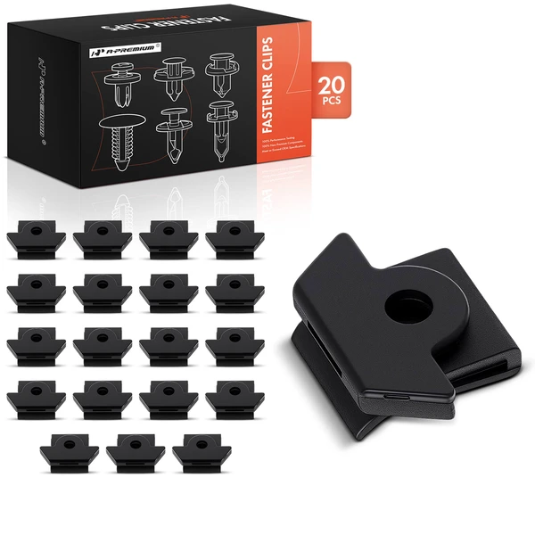 1983-1986 Nissan 720 20 Pcs Nylon Black Splash Shield Retaining Clip A-Premium APRCF3836