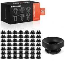 1988-2000 2003-2005 2007-2011 Honda Civic 50 Pcs 11mm Nylon Black Hood Prop Rod Grommet A-Premium APRCF4042