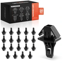 1994-2025 Honda Accord 20 Pcs Nylon Black Radiator Grille Clip A-Premium APRCF4046