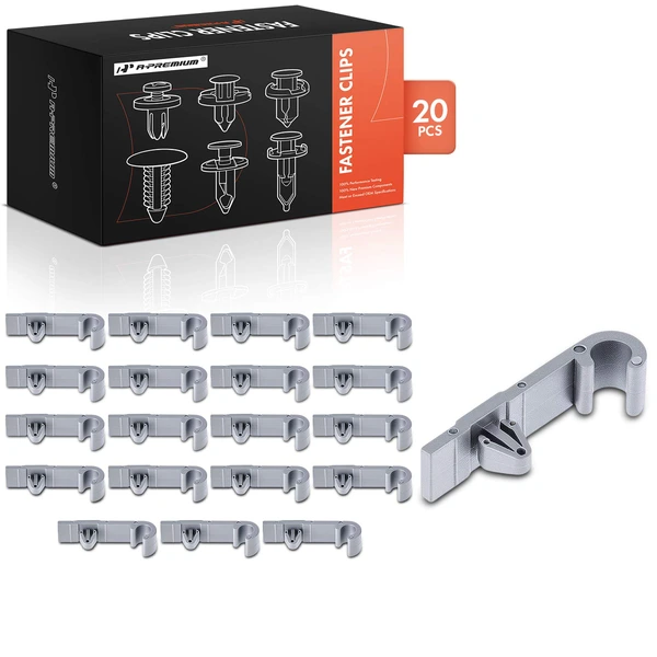 1986-1990 Acura Legend 20 Pcs Nylon Gray Windshield Washer Hose Clip A-Premium APRCF4058