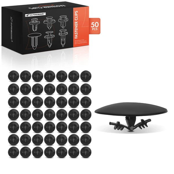 1996-2007 Acura TL 50 Pcs Nylon Black Hood Insulation Retainer A-Premium APRCF4081