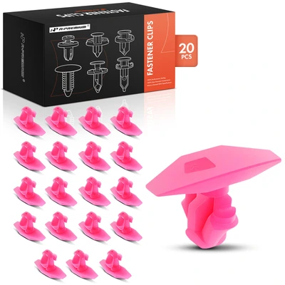20 Pcs Plastic Exterior Door Side Molding Retainer Clip