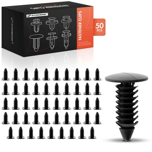 50 Pcs Nylon Black Head Air Bag Retainer A-Premium APRCF4087