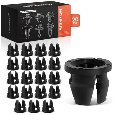 20 Pcs 10mm Nylon Grille & Side Marker Light Grommet Retainer Clip