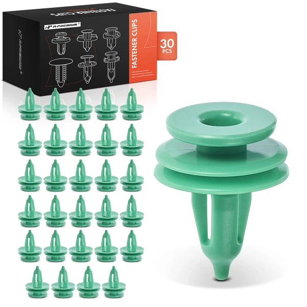 30 Pcs Nylon Green Door Panel Clip Trim Fastener A-Premium APRCF4111