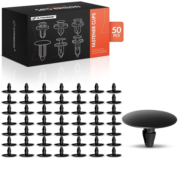 1986-1992 Toyota Supra 50 Pcs Nylon Black Hood Insulation Retainer A-Premium APRCF4127