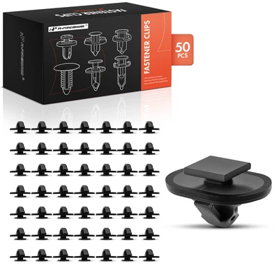 50 Pcs Nylon Black Wheel Opening Molding Retainer Clip