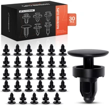 1992-2000 Honda Civic 30 Pcs 8mm Nylon Black Cowl Panel Retainer A-Premium APRCF3948