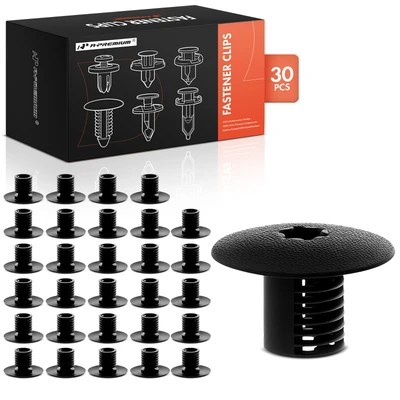 30 Pcs 9.5mm Clip Fastener Cowl Top Stud Cover Retainer