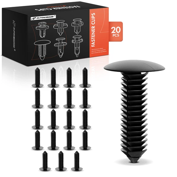 1993-2004 Oldsmobile Silhouette 20 Pcs Nylon Black Bumper Fascia Retainer Clip A-Premium APRCF3986