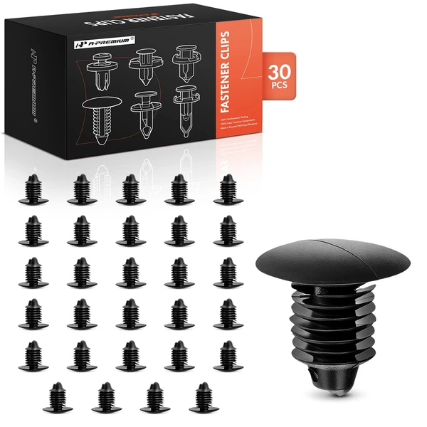 2007-2010 Saturn Outlook 30 Pcs Nylon Black Radiator Baffle Retainer A-Premium APRCF4017