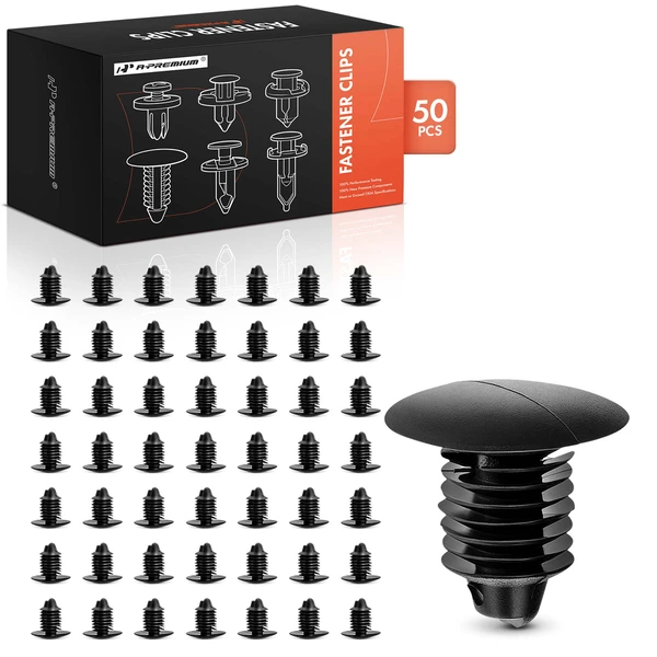 2007-2010 Saturn Outlook 50 Pcs Nylon Black Radiator Baffle Retainer A-Premium APRCF4018