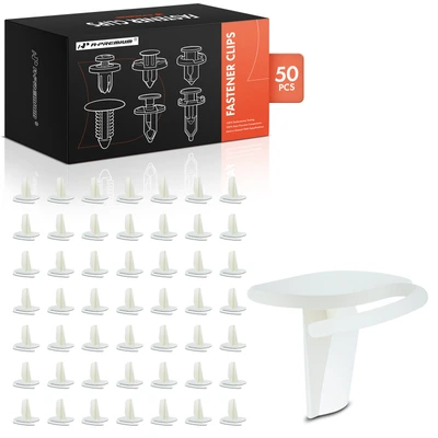 50 Pcs Nylon Front & Rear Door & Quarter Panel Moulding Fastener