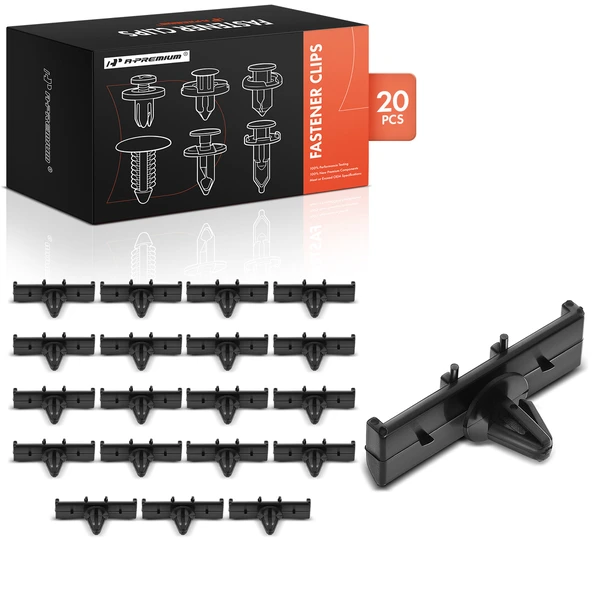 1997-2018 Ford Expedition 20 Pcs Nylon Black Rocker Panel Molding Clip A-Premium APRCF4394