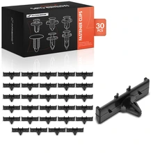 1997-2018 Ford Expedition 30 Pcs Nylon Black Rocker Panel Molding Clip A-Premium APRCF4395