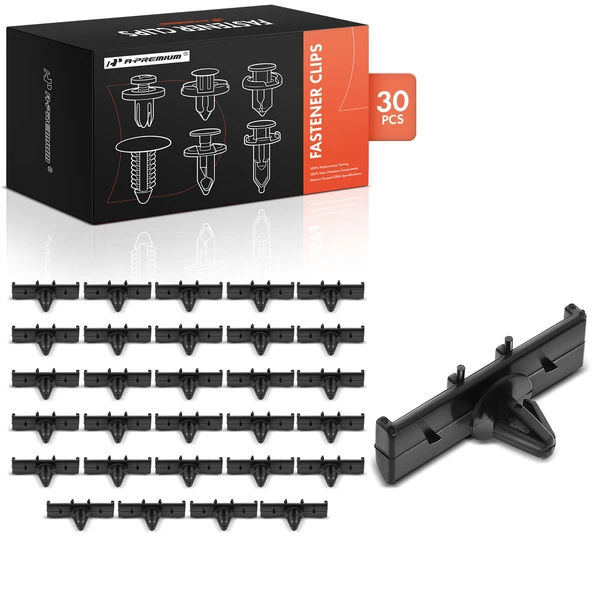 1997-2018 Ford Expedition 30 Pcs Nylon Black Rocker Panel Molding Clip A-Premium APRCF4395