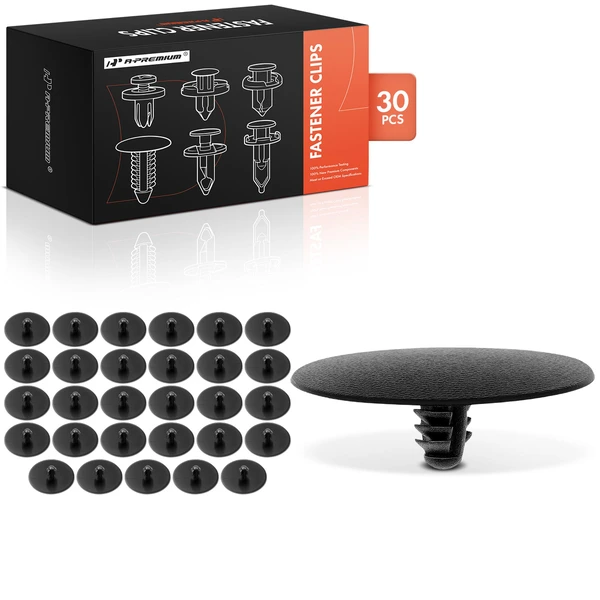 2008-2013 INFINITI G37 30 Pcs Nylon Black Hood Insulation Retainer A-Premium APRCF4404