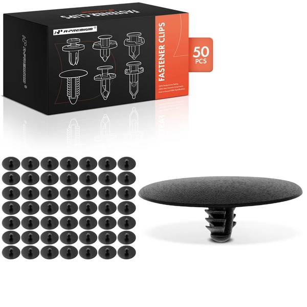 1995 Nissan Pickup 50 Pcs Nylon Black Hood Insulation Retainer A-Premium APRCF4405