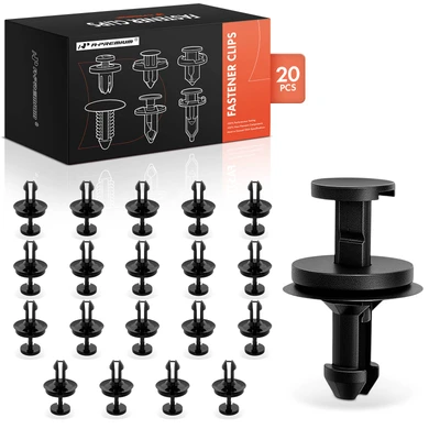 20 Pcs Nylon Air Dam Deflector Valance Front Bumper Retainer Clip