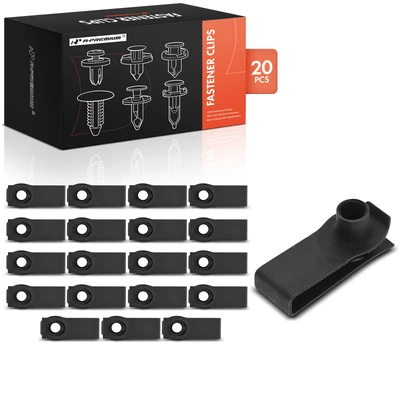 20 Pcs Plating Metal Extruded U-Nut M8-1.25 Retainer Clips