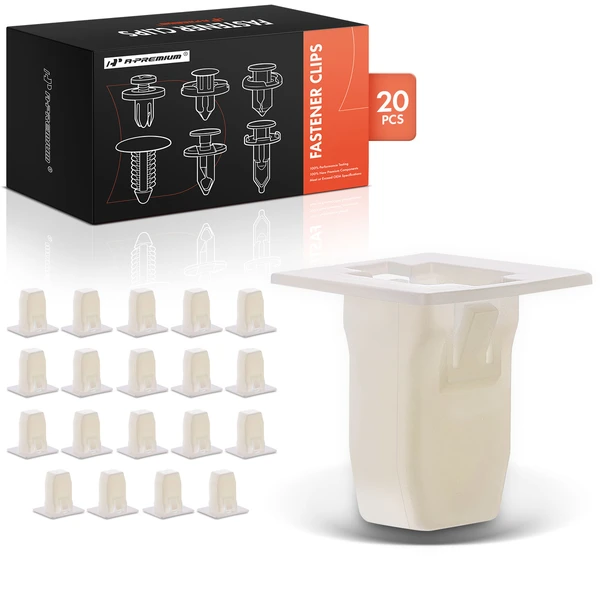 1997-1999 Acura CL 20 Pcs 8 x 11mm Nylon White Bumper Grommet A-Premium APRCF4475