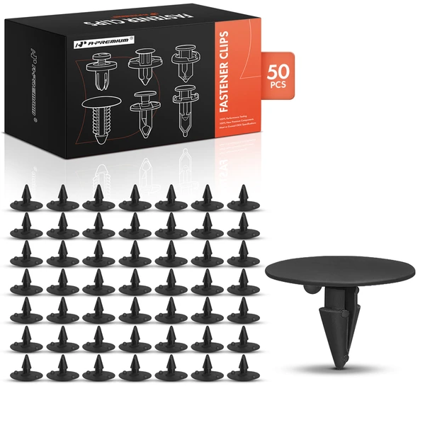 1987-1991 Mercury Colony Park 50 Pcs Nylon Black Hood Insulation Retainer A-Premium APRCF4480