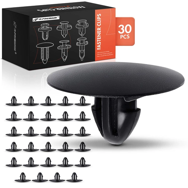 2004-2006 2008-2015 Scion xB 30 Pcs Nylon Black Hood Insulation Retainer A-Premium APRCF4509