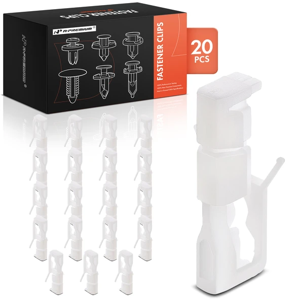 1995-1998 Acura TL 20 Pcs Nylon White Roof Molding Clip A-Premium APRCF4529