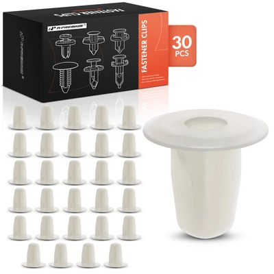 30 Pcs 9mm Square Nylon Fender Lining Screw Grommet Retainer Clip