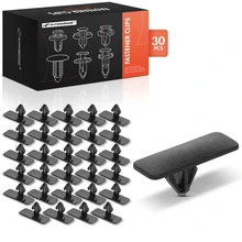 2000-2011 Chevrolet Impala 30 Pcs 7.9mm Nylon Black Panel Molding Clip A-Premium APRCF4572
