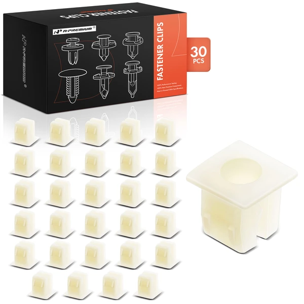 1987-1991 Oldsmobile Delta 88 30 Pcs Nylon Natural Headlight Bezel To Body Retainer Clip A-Premium APRCF4590