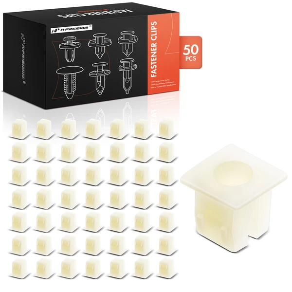 1987-1991 Oldsmobile Delta 88 50 Pcs Nylon Natural Headlight Bezel To Body Retainer Clip A-Premium APRCF4591