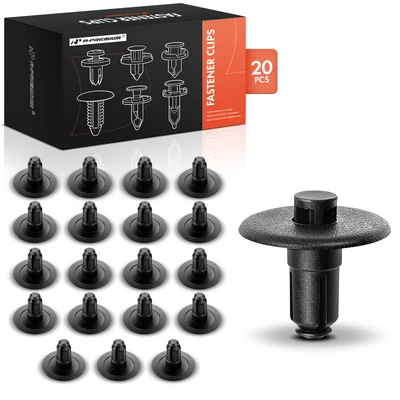 20 Pcs 10mm Nylon Radiator Support Sight Shield Retainer Clip