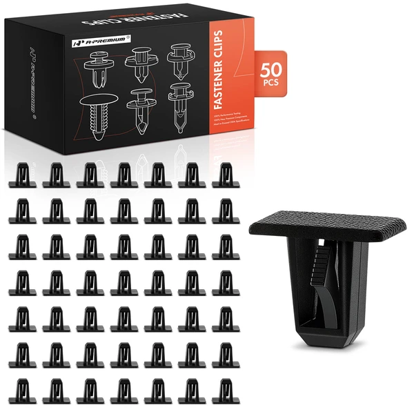 1999-2006 Jeep Grand Cherokee 50 Pcs Nylon Black Rocker Panel Clip A-Premium APRCF4633