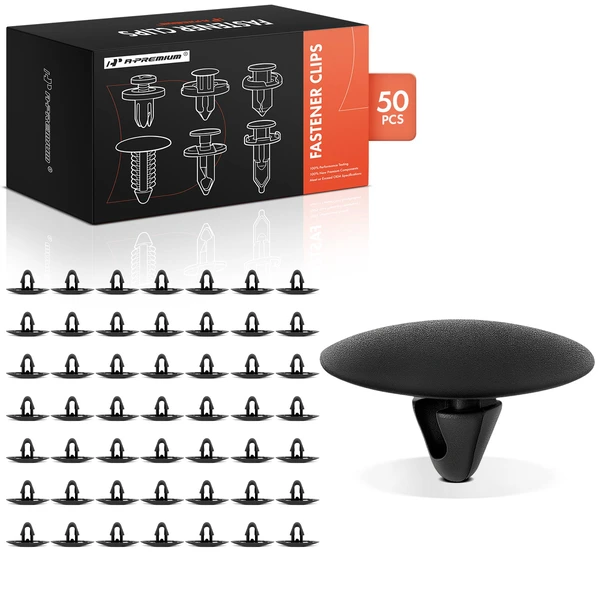 2022-2024 Lexus NX350 50 Pcs Nylon Black Hood Insulation Retainer A-Premium APRCF4184