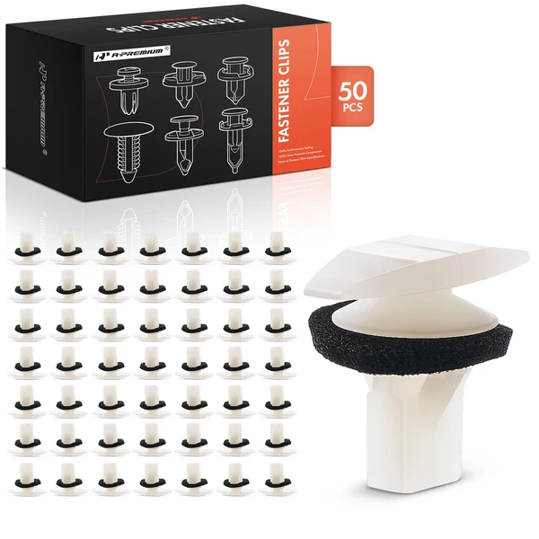 2003-2007 Honda Element 50 Pcs Nylon Natural Weatherstrip Retainer Clip A-Premium APRCF4193