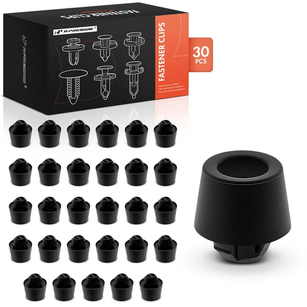 2010 Scion tC 30 Pcs Rubber Black Bumper Clip Retainer A-Premium APRCF4195