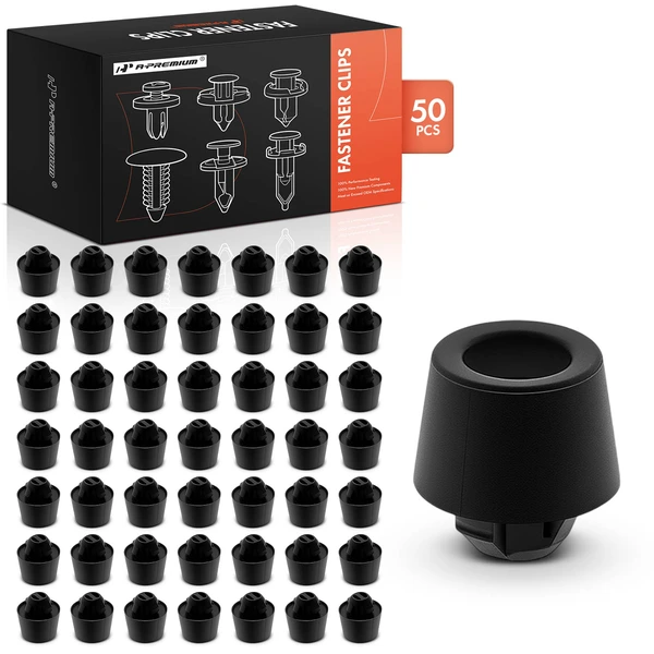 2010 Scion tC 50 Pcs Rubber Black Bumper Clip Retainer A-Premium APRCF4196