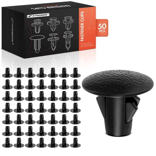 2005-2016 Toyota Tacoma 50 Pcs Nylon Black Fender Apron Seal Clip A-Premium APRCF4206
