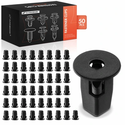 50 Pcs 9mm x 9mm Nylon Front & Rear Wheel Fender Liner Retainer Clip