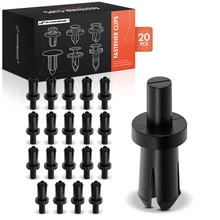 1993-1997 Volkswagen Golf 20 Pcs 8mm Nylon Black Push Type Retainer Clip A-Premium APRCF4243
