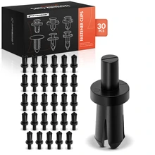 1993-1997 Volkswagen Golf 30 Pcs 8mm Nylon Black Push Type Retainer Clip A-Premium APRCF4244