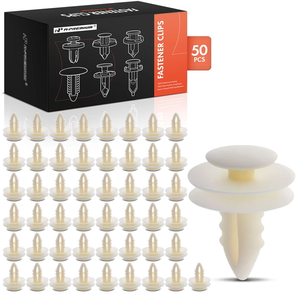1999-2003 Dodge Ram 2500 Van 50 Pcs Nylon Natural Trim Panel Retainer A-Premium APRCF4257