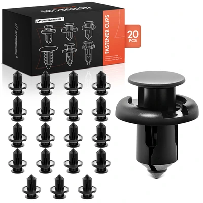 20 Pcs 10mm Nylon Bumper Retainer Clips Push-Type