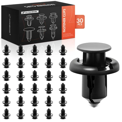 30 Pcs 10mm Nylon Bumper Retainer Clips Push-Type