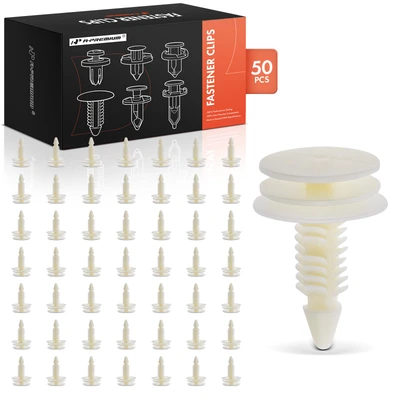 50 Pcs 8mm Nylon Weatherstrip Retainer Clips